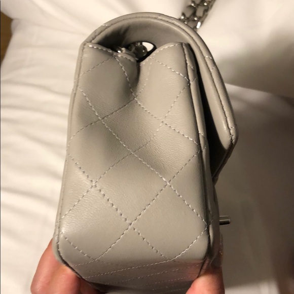 Chanel Grey Mini in Calf Skin - Picture 5 of 5